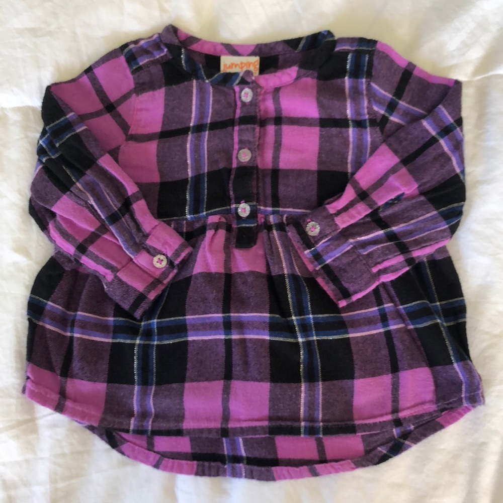 Lightweight Flannel Toddler Shirt